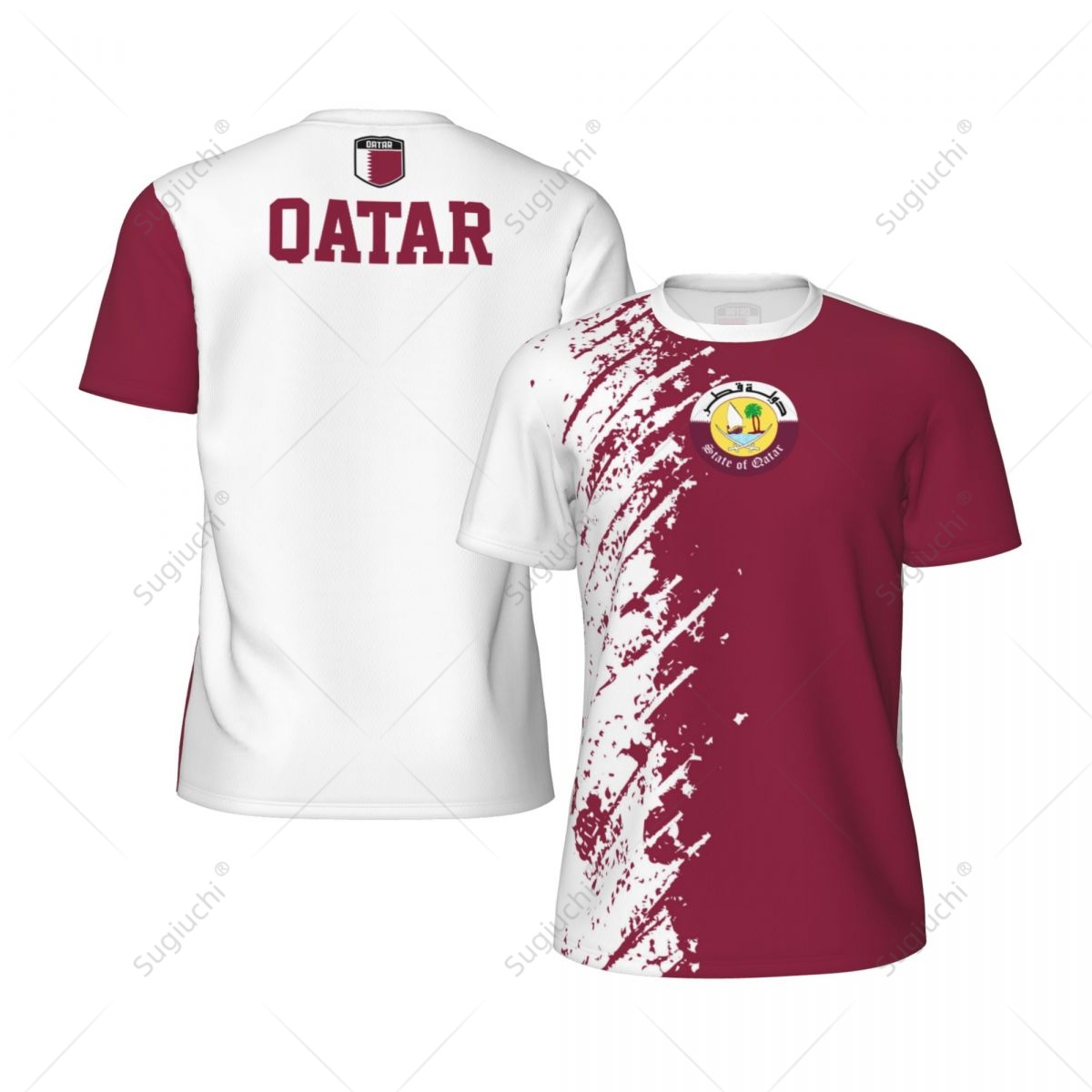 3D Printing Qatar - Özel tasarım Katar Bayrağı Desenli 3D