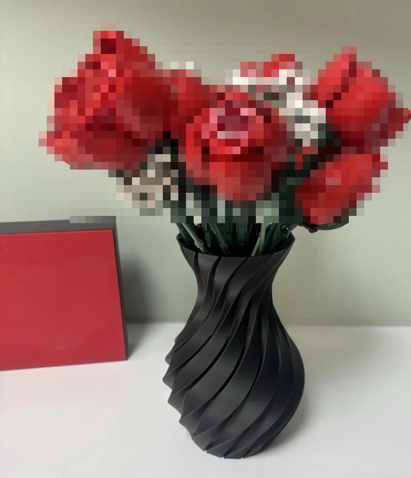 3D Printing Lego Bricks - Vazo Lego Buket Güller Çiçekler Çiçek