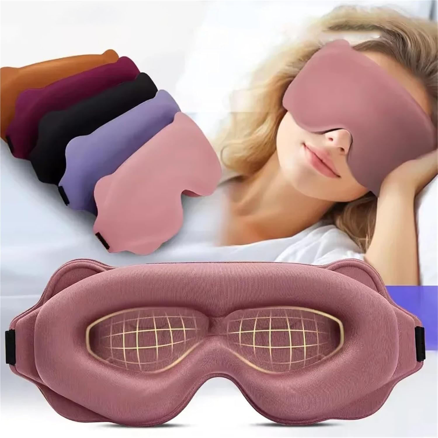 3D Printing Mask - 3D Uyku Maskesi Işık Engelleyici Uyku