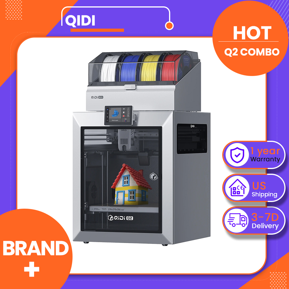 3D Printing Online Service - QIDI Q2 Combo 3D Yazıcı, 600