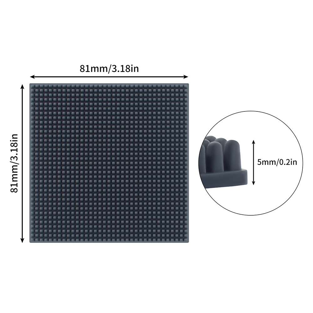 YENI DIY 81*81*5mm Silikon Mem - 3D Printing Bambu Lab incelemesi ve fiyatı