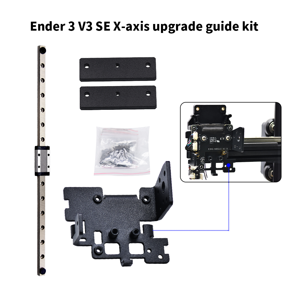 Ender-3 V3 SE Y ekseni Çift Li - 3D Printing Guide incelemesi ve fiyatı